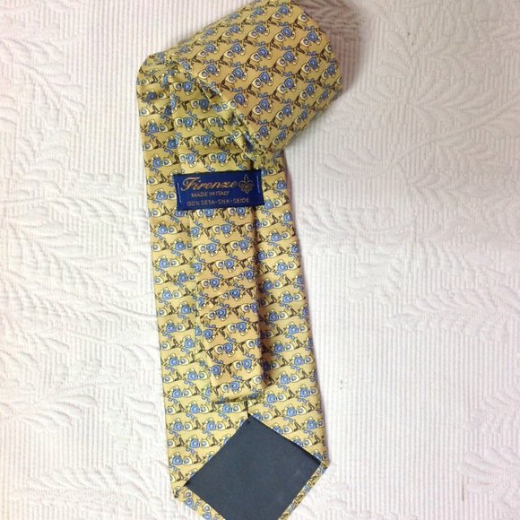 Florentinian Firenze Talking Wired Telephones Rep Tie - Picture 7 of 10